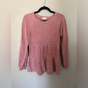 Ultra Flirt - Heather Pink Long Sleeve